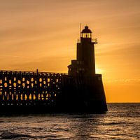 Lighthouse at sunset