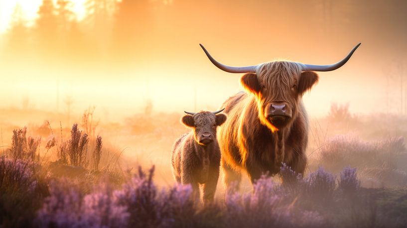 Schottische Highlander: Mutterliebe von ByNoukk