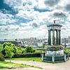 Dugald Stewart Monument Panorama von Patrick Schwarzbach
