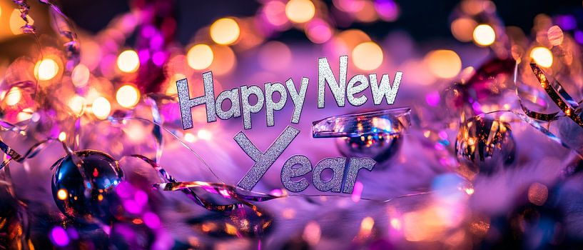 New Year celebrations with lights and glamour by Poster Art Shop