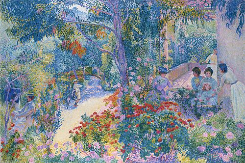 Henri-Edmond Cross - Nachmittag im Garten (1904-1905)