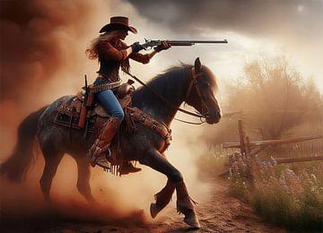 Cowgirl... van Ans Bastiaanssen