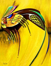 Abstrakte Spielerei  sur Gertrud Scheffler