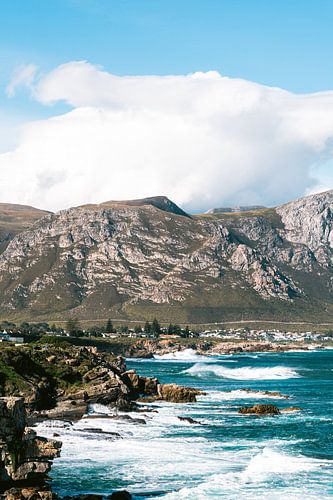 Uitzicht op de baai van Hermanus, Zuid-Afrika