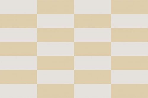 Dambordpatroon. Moderne abstracte minimalistische geometrische vormen in geel en wit 5