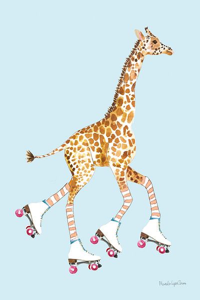 Girafe Joy Ride II, Mercedes Lopez Charro par Wild Apple