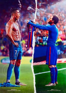 Ronaldo vs Messi van Pargoy Art