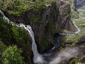 Wasserfall Voringfossen in Norwegen