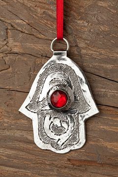 De Hamsa hand of Hand of Fatima amulet van Frans Rombout