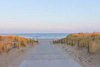 Het Strand van Noordwijk tijdens Zonsopkomst