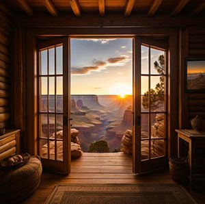 Sonnenaufgang Grand Canyon von Gert-Jan Siesling