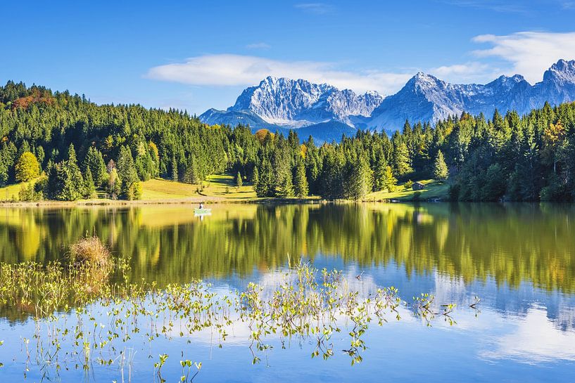 Lake Gerold in autumn by Walter G. Allgöwer