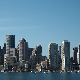 Boston Skyline van Maaike Slingerland Schrama