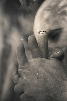Baba smoking shilom