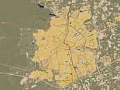 Map of Apeldoorn in the style of Gustav Klimt by Maporia thumbnail
