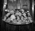 Bodega wijnrek oude flessen by Marcel Schouten thumbnail