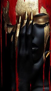 gold - schwarz - rot