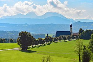 Église de pèlerinage St. Marinus et Anian sur l'Irschenberg
