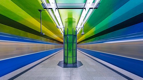 Candidplatz underground station in Munich