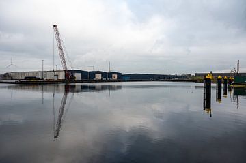 Industriële reflecties in Amsterdam van Werner Lerooy
