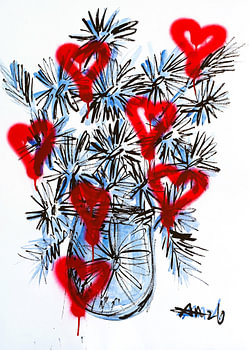 Mister Artsy Graffiti Flowers #10