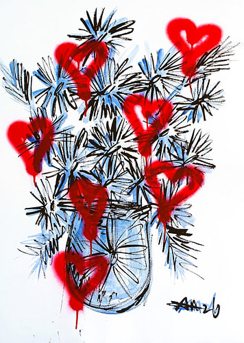 Mister Artsy Graffiti Flowers #10
