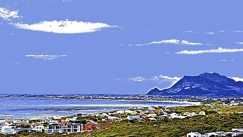 Betty's Bay in Suedafrika mixed media von Werner Lehmann