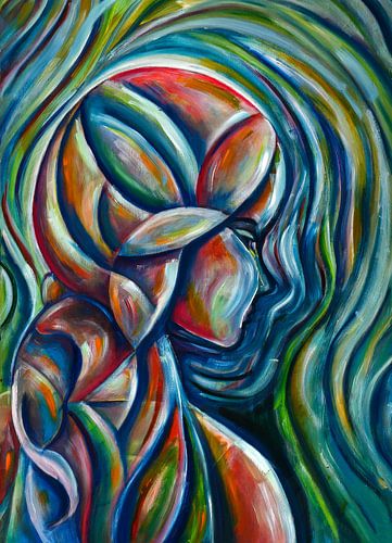 Das junge Mädchen und die Fantasie von David Morales Izquierdo