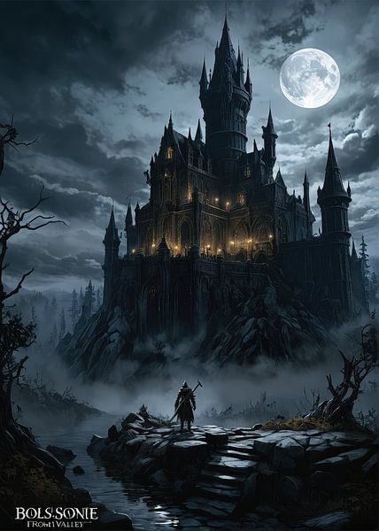 The Last Ascent to the Moonlit Keep by atiq fauzi