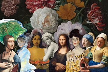 The ladies of the masters, with flowers