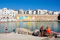 Uitzicht op Monopoli, Puglia, Italië