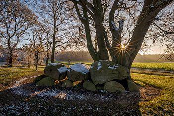 Hunebed sur le Hondsrug en Drenthe