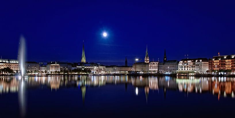 Hamburg - Alster lights by Dekorative Hamburg Fotos