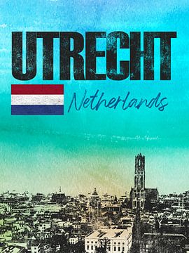 Utrecht Pays-Bas sur Printed Artings