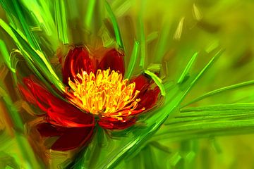 Kleurenpracht in het groen