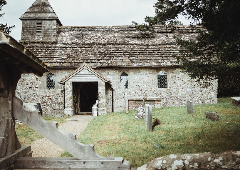 St. Bartholomäus Kirche Pulborough | Reisefotografie Kunstdruck | England, UK von Sanne Dost