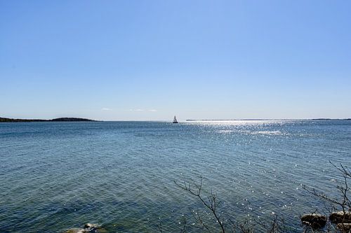 Segelschiff vor der Insel Vilm, Lauterbach auf Rügen