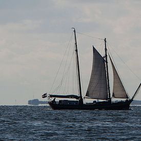 YE 47 op Waddenzee van Sybrand Treffers