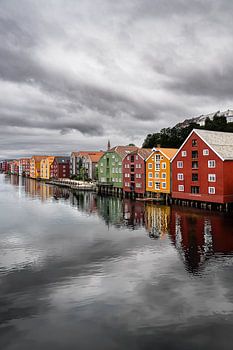 Trondheim, Norwegen | Historische Fassaden in Bakklandet