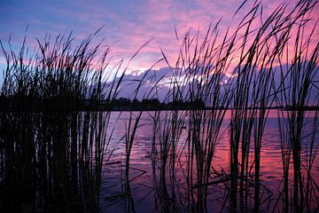 Magical Sunset on the river IJssel near Kampen by Martin Hendriks