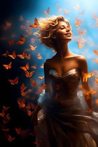 Dans met de vlinders