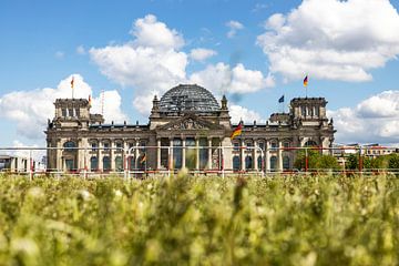 Rijksdaggebouw Berlijn op de Platz der Republik van Frank Herrmann