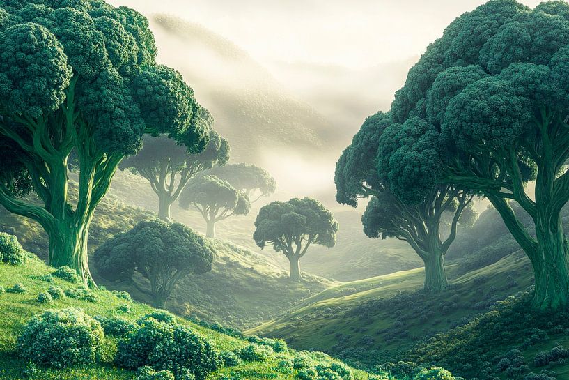 Magischer Wald von Poster Art Shop