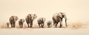 Malerei Elefant