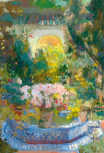 Binnenplaats van de Casa Sorolla, Joaquín Sorolla y Bastida