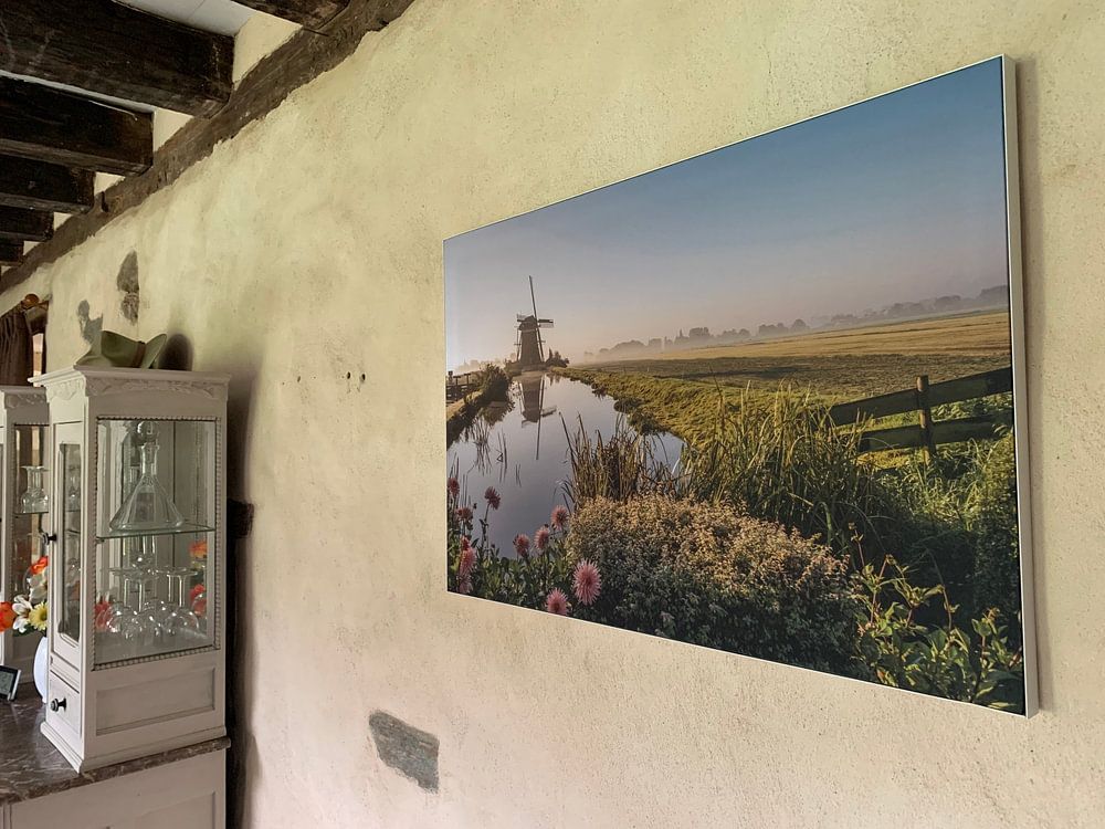 Moulin dans le polder triangulaire Leidschendam - Pays-Bas, par Jolanda Aalbers