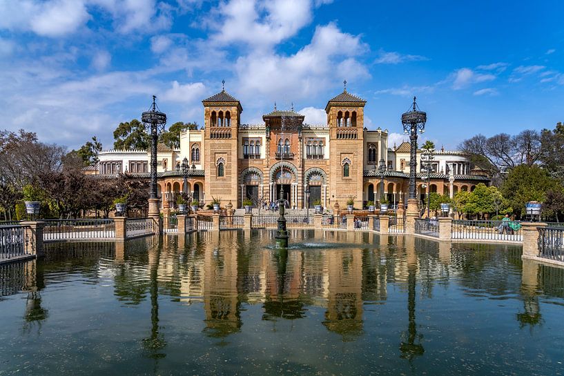 Mudéjar-Pavillon, María Luisa Park, Sevilla von Peter Schickert