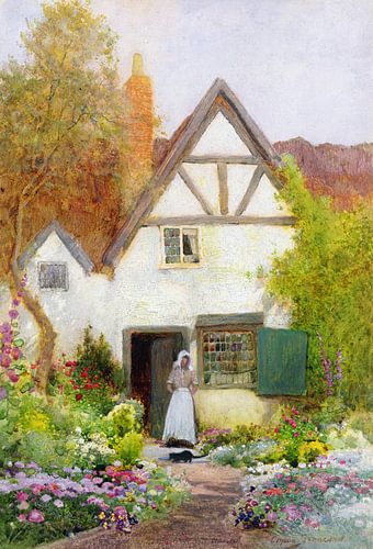 Arthur Claude Strachan,Nourrir le chat