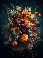 Aquaflorale Droom | Bloemen expolosie