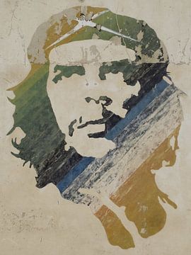 Wandmalereien von Ché Guevara in Havanna von Henny Hagenaars